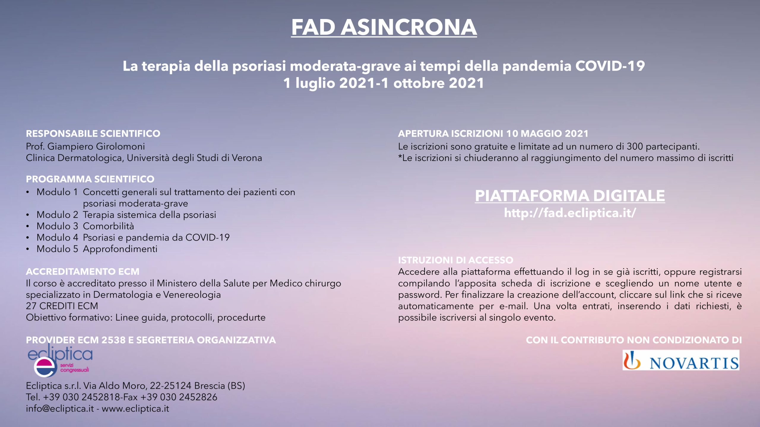Terapia della psoriasi ai tempi del Covid 19